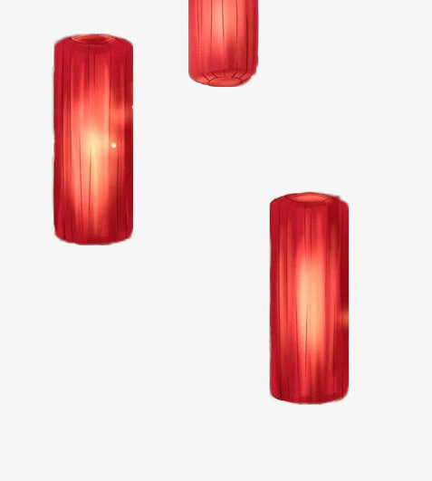 手绘插画新年春节元素 灯笼 png免抠