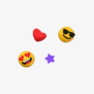 3D聊天小表情免抠