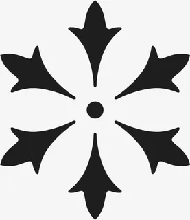 角花底纹花型对称平面图形免抠