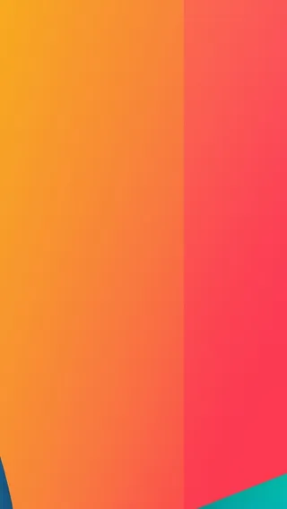 几何红色黄色蓝色三角H5背景素材高清