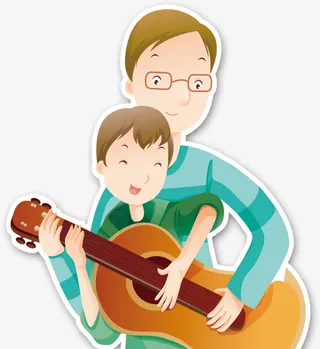 父亲节元素免抠