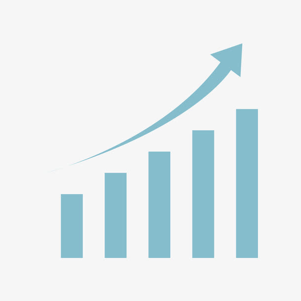 行情上涨分析免抠图标元素