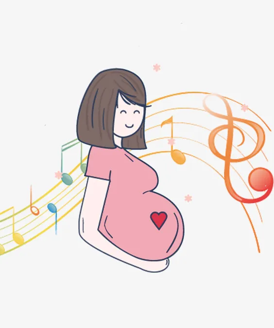 卡通手绘胎教音乐免抠