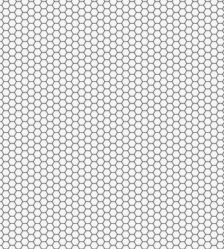 黑色六角网格免抠