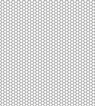 黑色六角网格免抠