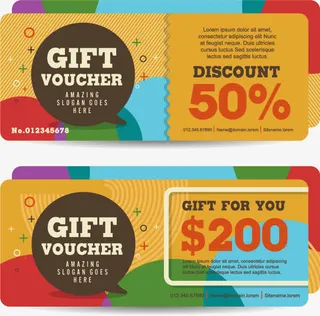 矢量VIP时尚购物卡免抠