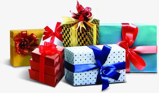 创意合成效果质感礼盒包装免抠