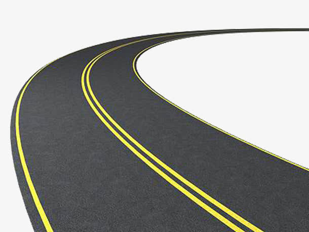 向远方延伸的公路免抠
