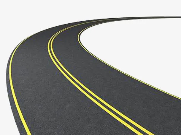 向远方延伸的公路免抠