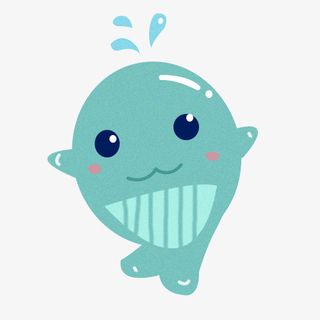 小鲸鱼小鲸鱼免抠