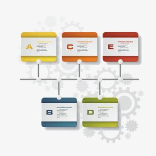 边框数轴商务信息信息分类ppt元素免抠