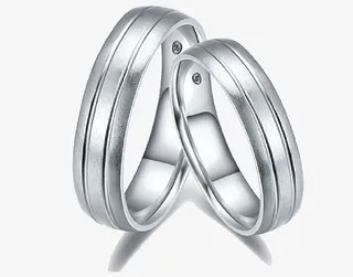 银首饰，银戒指，戒指，金属免抠