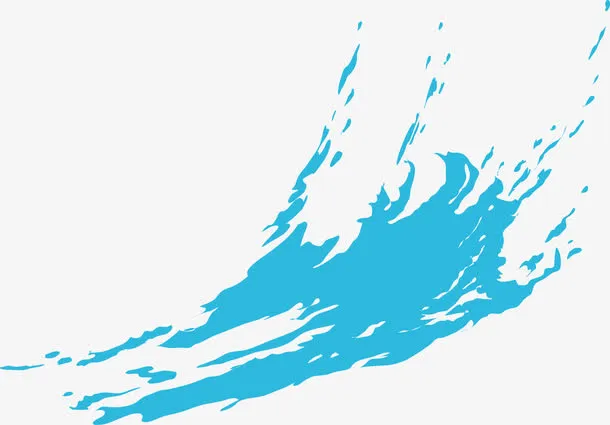 海浪矢量图免抠