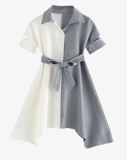 儿童洋气时尚夏季公主连衣裙免抠