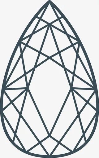 几个钻石线条图免抠