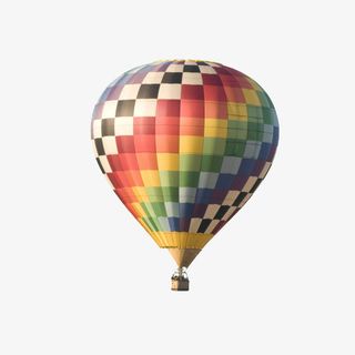 格子热气球免抠