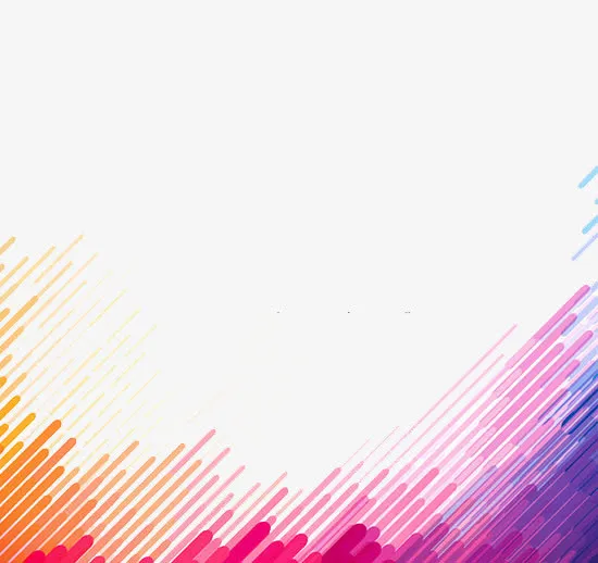 彩条背景图免抠漂浮几何图元素