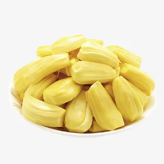 黄色精致装饰菠萝蜜设计图免抠