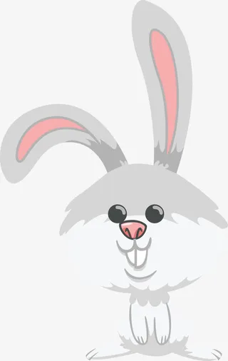 可爱玉兔免抠