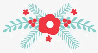 清新装饰小花卉免抠