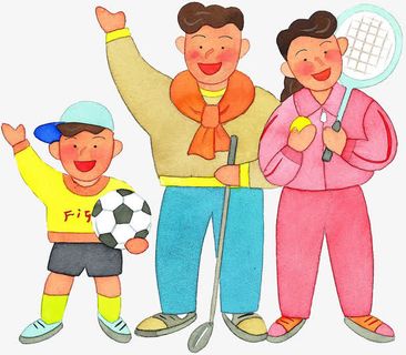 运动足球开心健身免抠