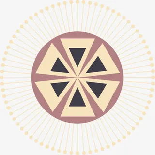 黄色不规则花纹免抠