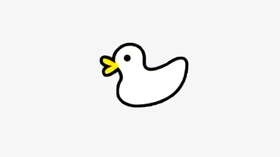 非常可爱的小鸭子免抠