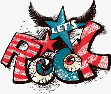 潮流rock波普风免抠