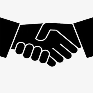 企业合作LOGO握手免抠