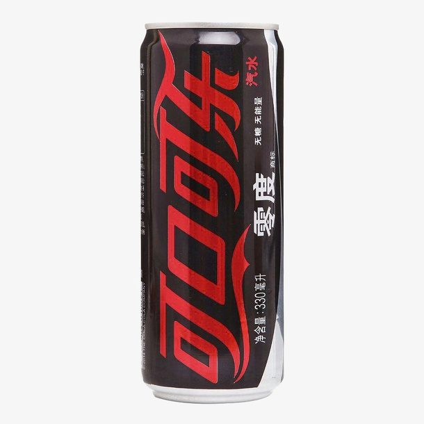 零度可口可乐瓶免抠