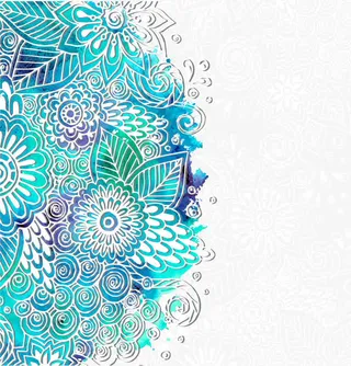 欧式花纹底纹免抠