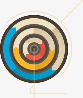 彩色箭头占比图免抠