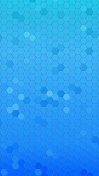 蓝色蜂窝纹理H5背景高清