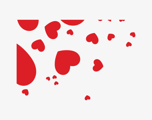 情人节爱心装饰免抠