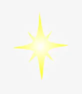 黄色光芒七夕情人节免抠