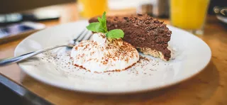 摄影可爱巧克力小蛋糕高清