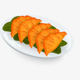 卡通中国美食食物设计免抠