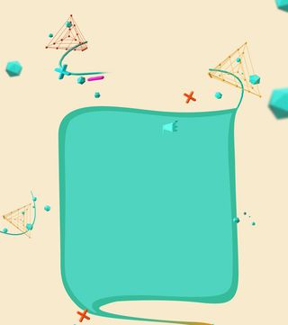 手绘创意数学符号展板高清