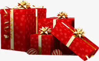 红色大礼包素材免抠