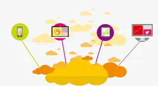 互联网云端消费购物免抠