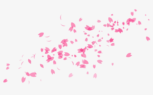 花瓣飘落素材01免抠