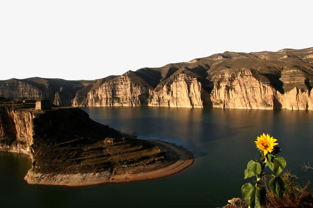 山西景区老牛湾免抠