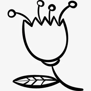 花与长雄蕊图标免抠