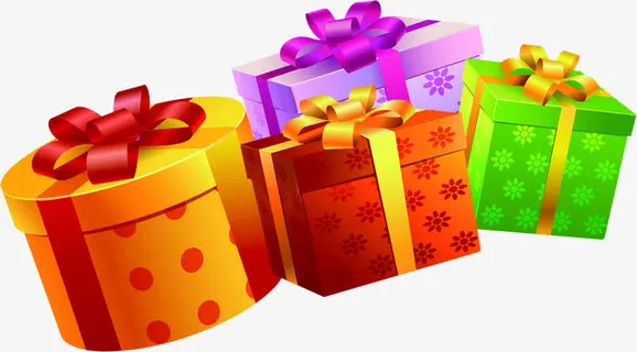 礼盒主题暖冬特惠海报免抠