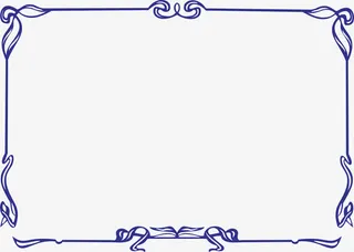 传统花边角花底纹素材免抠