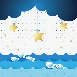 夜色矢量图免抠