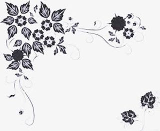 手绘叶子边框免抠