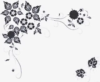 手绘叶子边框免抠