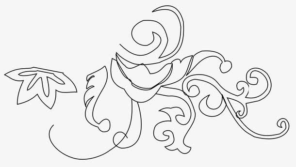 纹理背景欧式纹理 卡通手绘花纹