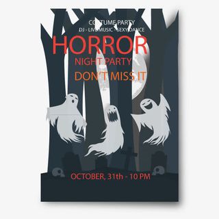 万圣节恐怖幽灵免抠